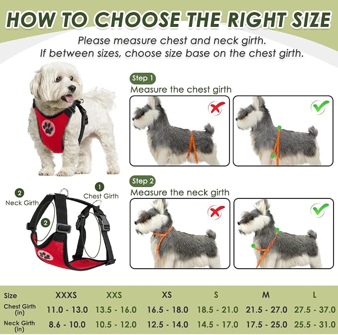SlowTon Dog Seat Belt Harness for Car, Dog Car Harness Adjustable Mesh - Image 5