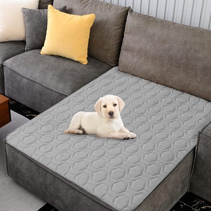 Waterproof and Non-Slip Dog Bed Cover and Pet Blanket Sofa Pet Bed Mat ，car by TcksstexFauxFurDogBedCover