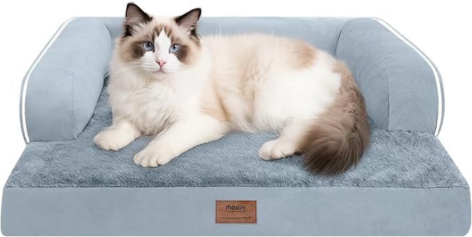 Small Dog Bed and Cat Sofa Waterproof Orthopedic Dog Beds by Mekiy