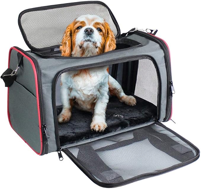 Soft-Sided Kennel Pet Carrier for Small Dogs, Airline Approved Cat Carriers Dog by GOOPAWS