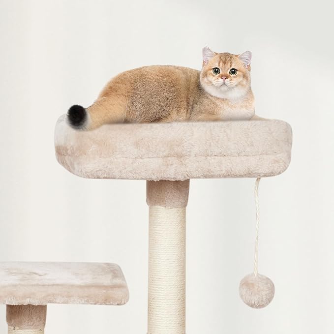 MIAO PAW Cute Cat Tree Tower for Indoor Cat Tower - Image 4