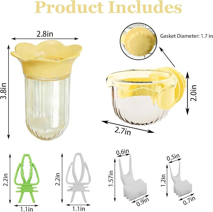 6 PCS Bird Cage Feeder for Vegetable Millet Holder Cage Accessories - Image 2