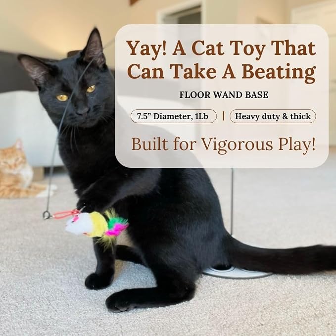 Cat Wand Toy Cat Fishing Pole Toy Cats Feather Toys Suction Cup - Image 7