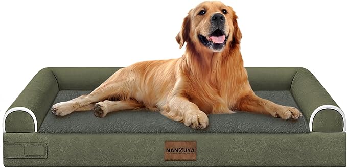 Large Dog Bed Orthopedic Washable: Beds Bolster XL Bed Big XLarge Dogs Memory by Nanuya