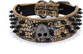 Serijoars Spiked Studded Dog Collar, PU Leather Dog Collar, Adjustable Pet by Serijoars