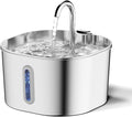2.2L Stainless Steel Cat Water Fountain Automatic Pet Water Dispenser by fbkapelk