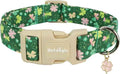 St. Patrick's Day Dog Collar, Adjustable Spring Cotton Collars Gifts