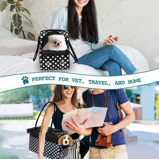PetAmi Dog Purse Carrier for Small Dogs, Airline Approved Soft Sided Pet Carrier - Image 7