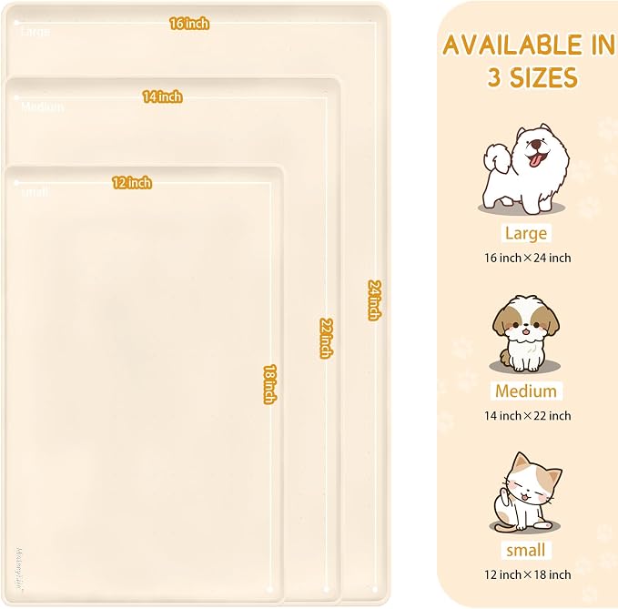 MateeyLife Silicone Cat & Dog Food Mat - Image 3