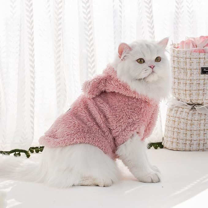 Selena Cat Bunny Ears Costume Cute Dog Kitten Hoodies Sweater Rabbit Ears Puppy - Image 3