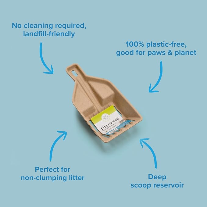 Kitty Sift FiberScoop Disposable Litter Scoop, Plastic-Free & Sustainable - Image 5