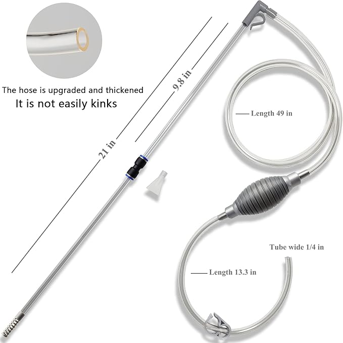 10 Gallon Fish Tank cleaner and Aquarium Water Changer Siphon - Image 3