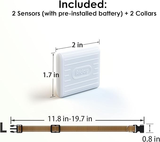 Automatic Pet Door Collar, Included 2 Sensor Collar, Large Size - Image 2