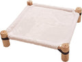 Pozico Cat Hammock Bed – Wooden Elevated Cat/Dog Bed by Pozico