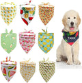 Personalized Dog Bandana Embroidered Name Custom Neckwear Dog Scarf Triangle by Ulicoprofessionalpersonalized