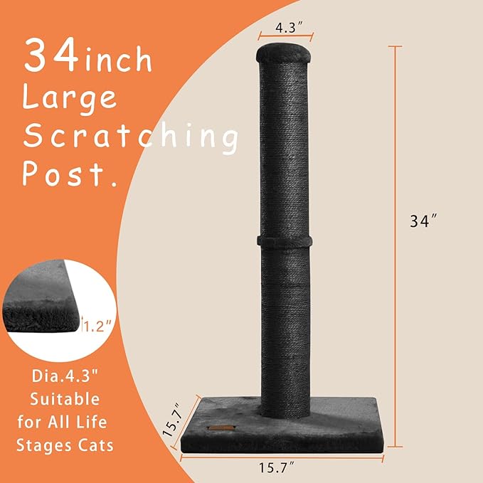 34inch Cat Scratching Post - Image 2