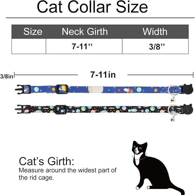 Cat Collar, 2 Pack Breakaway Collar - Image 5