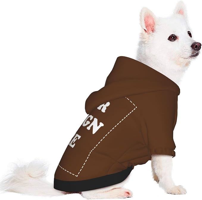 Personalized Chihuahua Dog Hoodie, Custom Pet Warm Sweatshirt Costume - Image 2