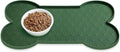 Dog Food Mat Anti-Slip Silicone Dog Bowl Mat Thicker Pet Placemat Waterproof by PWTAA