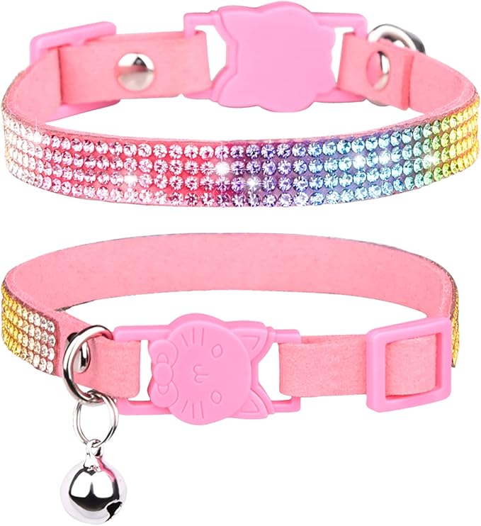 Cat Collar Breakaway Bling Diamond Rhinestone by WDPAWS