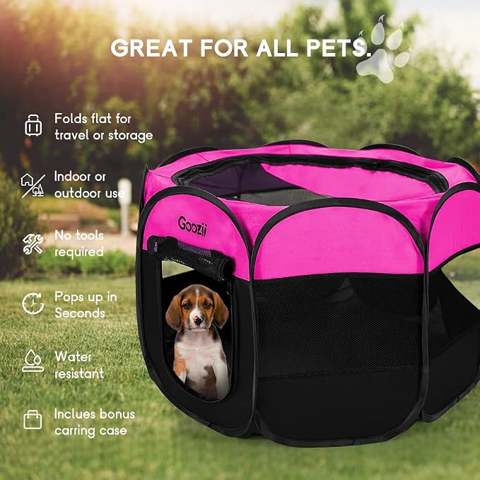 Portable Large Pet Cat Playpen for Indoor Outdoor Cats, Foldable Big Dog - Image 3