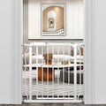 WAOWAO Baby Gate 29.13-33.82" Extra Wide Pressure Mounted Walk Through Swing by WAOWAOBABYSAFETYPRODUCTS