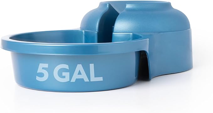 Petmate Big Blue Outdoor Water Bowl, 5 Gallons, Made in USA by Petmate
