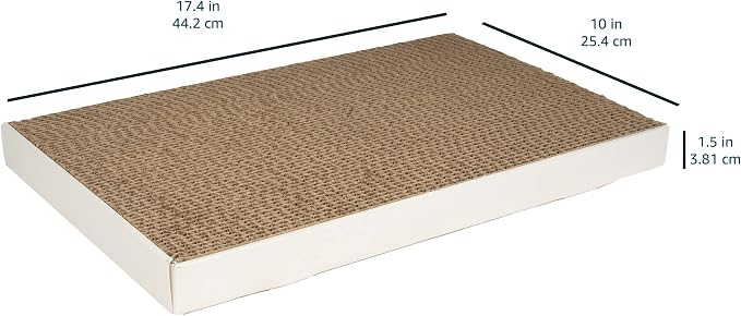 Amazon Basics Corrugated Cardboard Cat Scratcher, Scratching Board, Reversible - Image 5