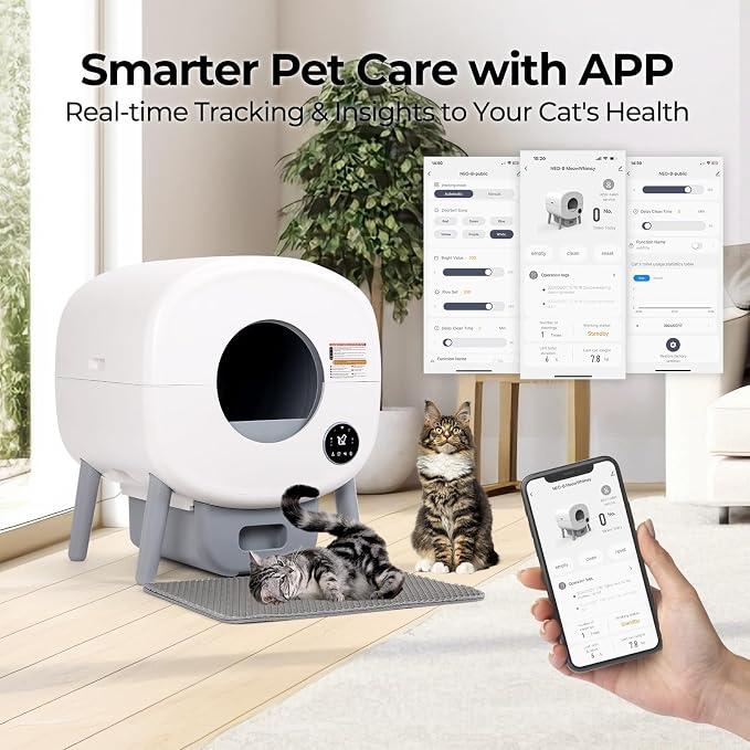 Self Cleaning Cat Litter Box: Extra Large Automatic Litter Box - Image 5