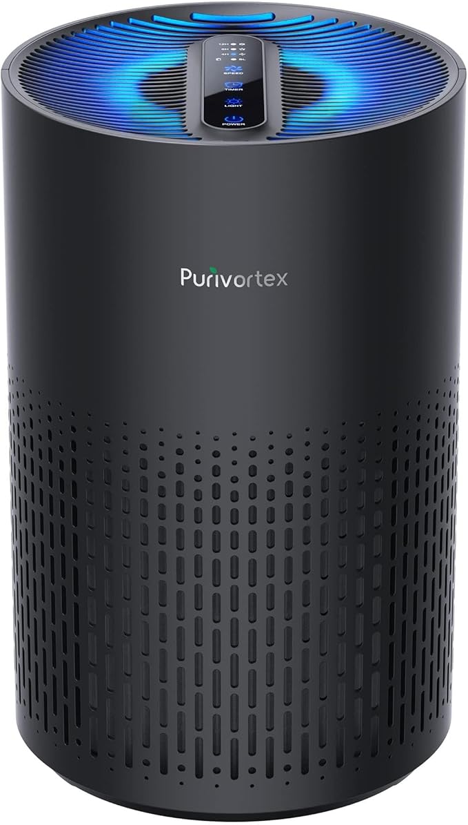Purivortex Air Purifiers for Bedroom, Quiet Air Purifier by Purivortex