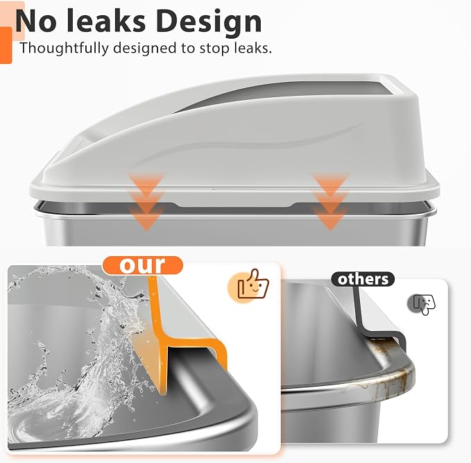 2 Pack Stainless Steel Litter Box - Image 5