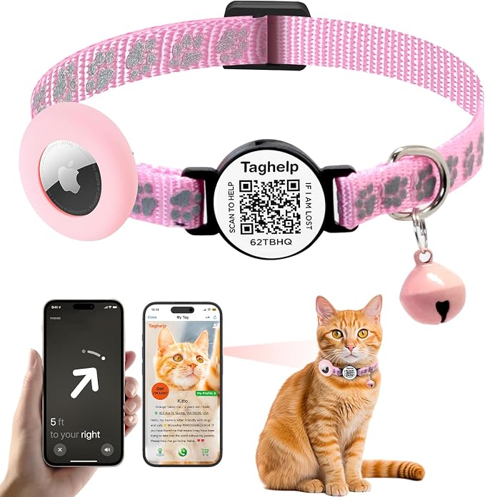 Airtag Cat Collar Breakaway by Taghelp