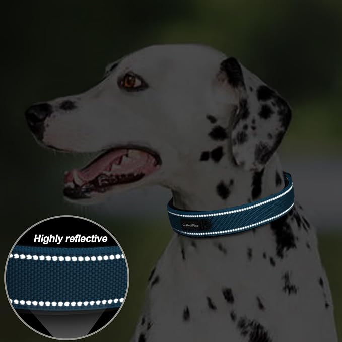 PetiFine Neoprene Padded Dog Collar, Heavy Duty Comfort Dog Collar - Image 4