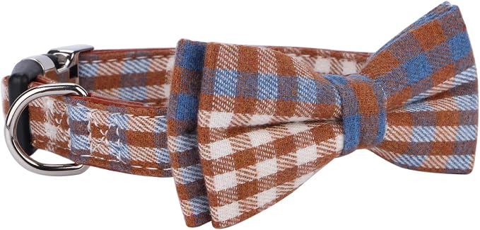 Faleela Soft &Comfy Bowtie Dog Collar, Detachable and Adjustable Bow Tie Collar - Image 2