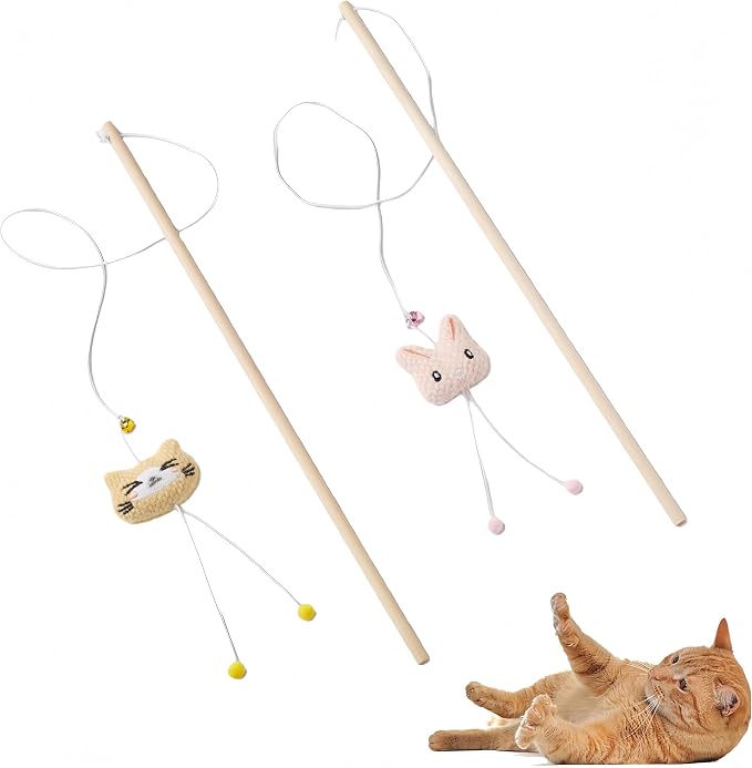 NOWFRESH Cat Wand Toy Set, Equipped by Unknown