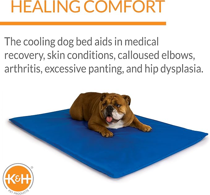 K&H Pet Products Cool Bed III Dog Cooling Mat, Indoor Outdoor Cooling Beds - Image 4