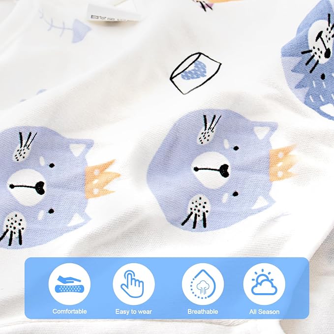 Coppthinktu Cat Recovery Suit Female, Breathable Cat Onesie After Surgery Female - Image 7