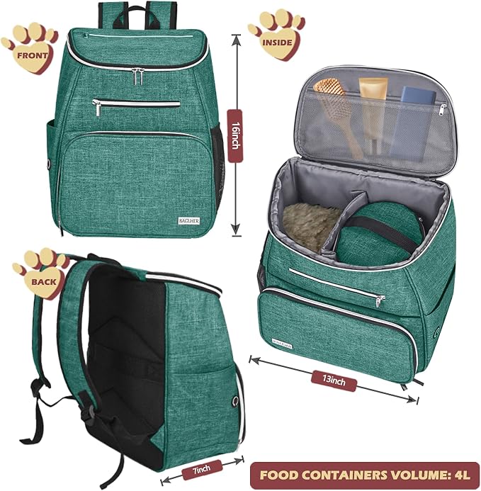 BAGLHER丨Dog Travel Bag Backpack, Airline Approved Pet Supplies Backpack - Image 3