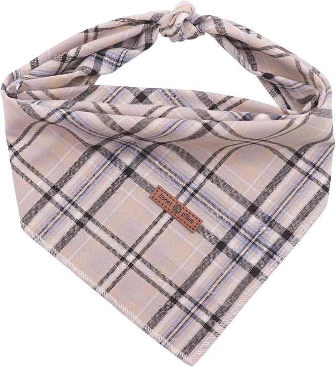 Lionet Paws Dog Bandana Washable Cotton Handkerchief Scarf Triangle Bandana by lionetpaws