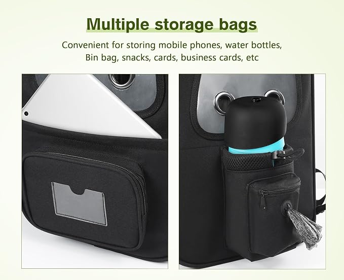 Pecute Pet Carrier Backpack, Large Cat Carrier Backpack, Expandable cat Backpack - Image 7