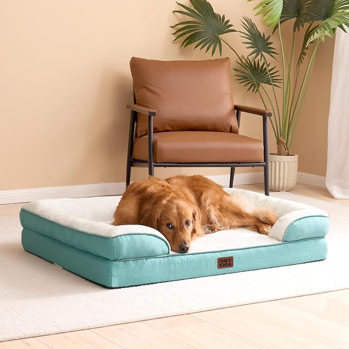 EHEYCIGA Orthopedic Dog Beds for Extra Large Dogs, Waterproof Memory Foam XL - Image 8