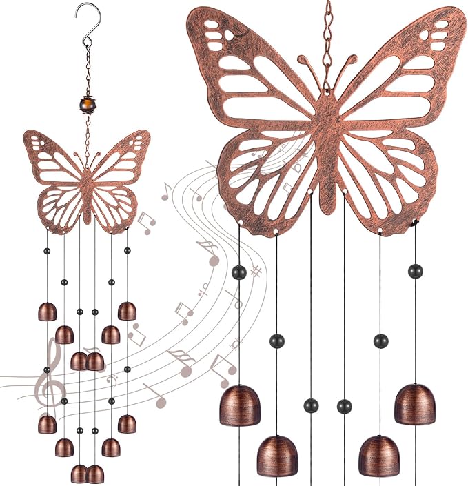 24 Inch Metal Wind Chimes Decor by Cinnvoice