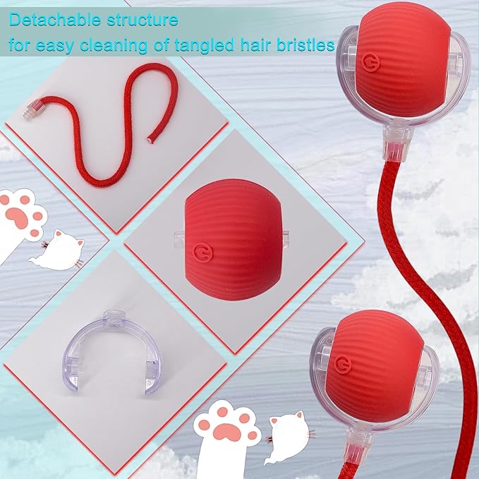Interactive Cat Dog Toy Ball: Indoor Small Automatic Moving Smart Rolling Fun - Image 3