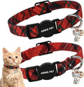 ARING PET 2 Pack Christmas Cat Collars-Cute Cat Collar Breakaway by ARINGPET