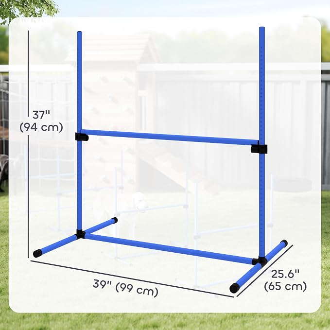 PawHut 4 Piece Dog Agility Training Equipment - Image 3