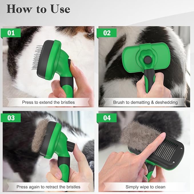 Swihauk Self Cleaning Slicker Brush - Image 7