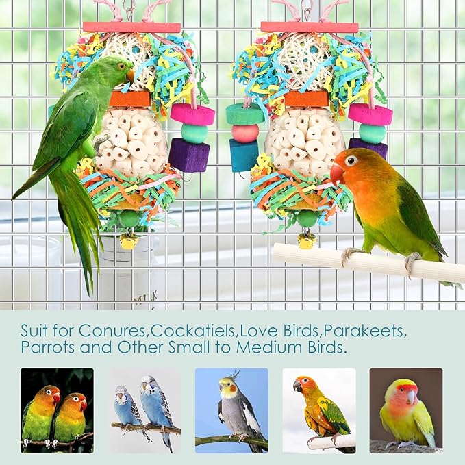 BBjinronjy Bird Toys, Love Birds, Budgie and Other Small Birds - Image 4