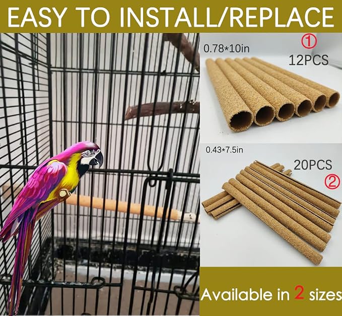 20Pcs Sand Perch Covers for Bird - Image 6