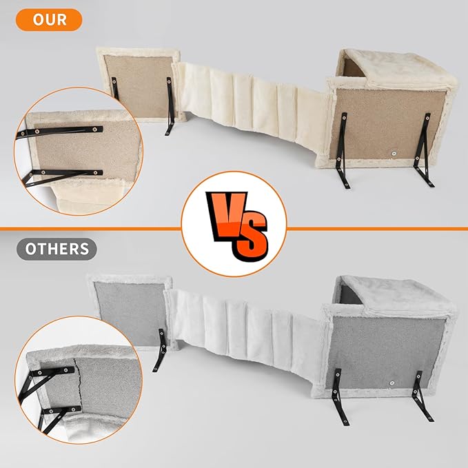 Cat Wall Shelves, Space-Saving Wall-Mounted Cat Climber Set - Image 6