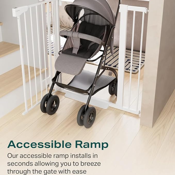 Cumbor 36" Extra Tall Baby Gate - Image 5